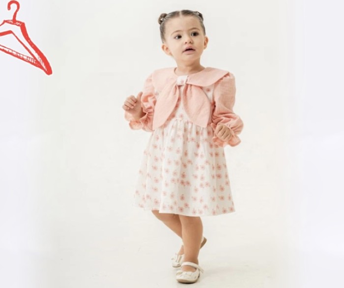 9-24 Ay Kız Elbise Neva Çiçekli