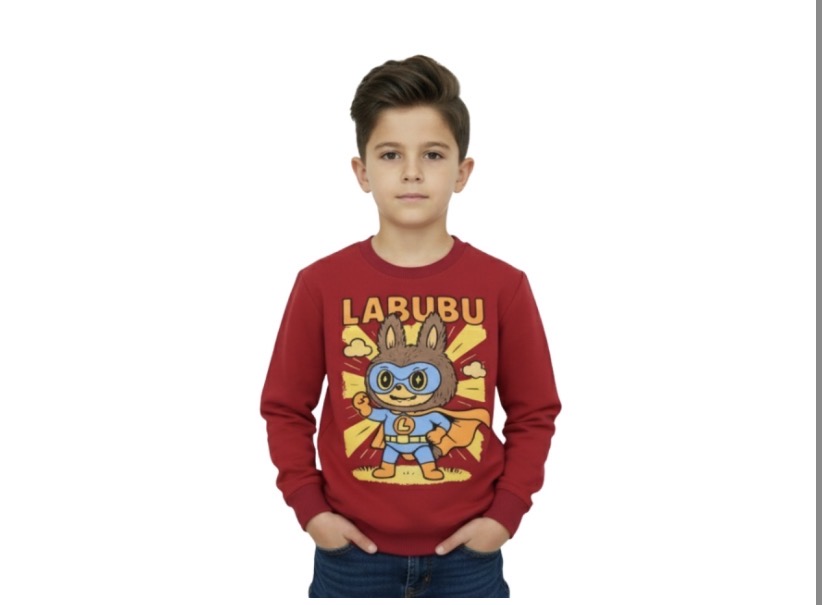 LABUBU BASKILI BLUZ 1.