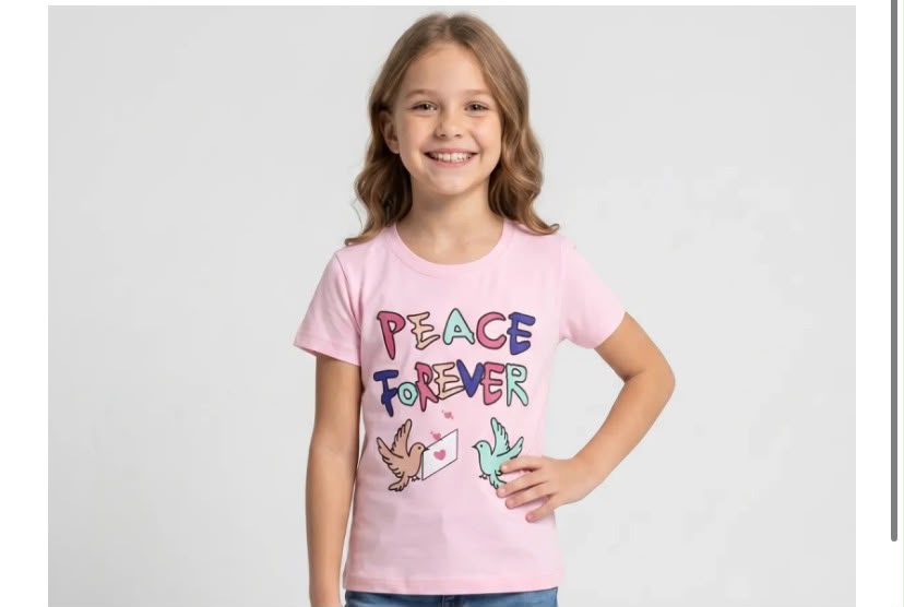 PEACE FOROVER BAS. TSHIRT